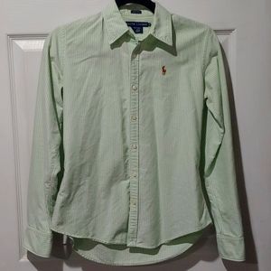 Ralph Lauren size 4 green stripes